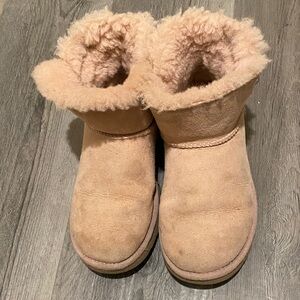 UGG Pink Shearling Boots